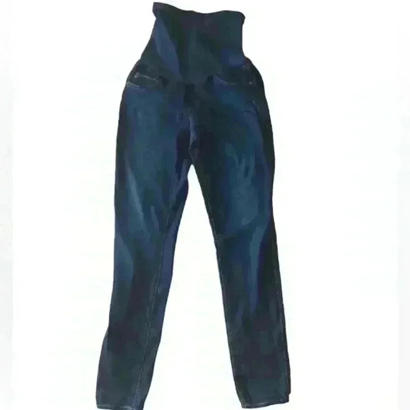 Adriano Goldschmied Women's Dark Wash Skinny Maternity Jean 30R - Picture 2 of 14